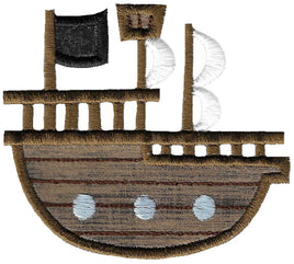 BCD Applique Pirate Ship