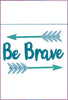 DBB Be Brave Pen Pocket In The Hoop (ITH) Embroidery Design