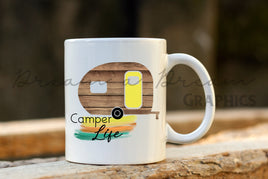 DADG Camper Life Wooden- Sublimation PNG