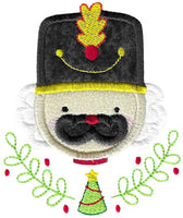 BCD Christmas Applique Faces Set Bundle