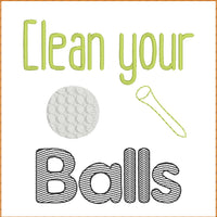 Clean Balls TP HL2406 embroidery files