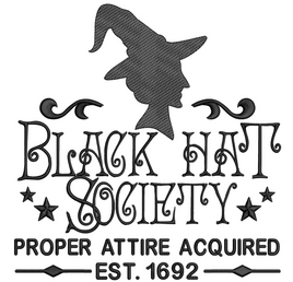 BBE - Halloween Black Hat Society Sketchy