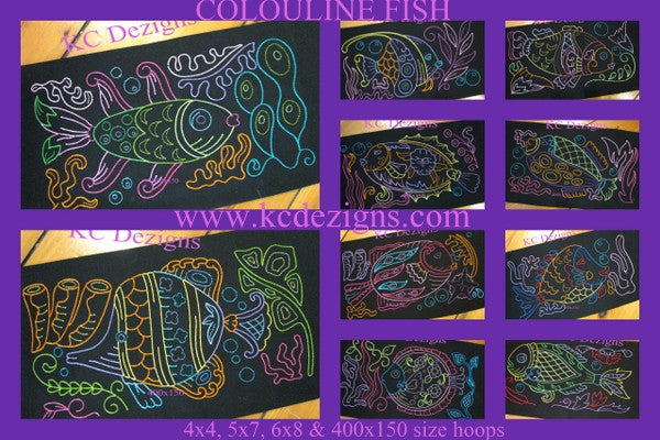 KCD Colourline Fish Bundle Set
