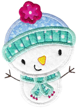 BCD Cute Snowmen Applique Set Bundle