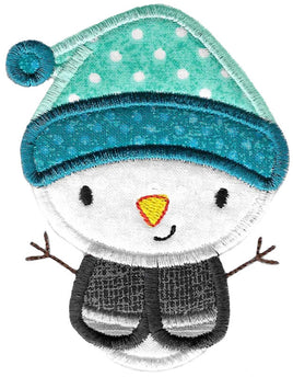 BCD Cute Snowman 3 Applique
