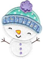 BCE Cute Snowmen Applique Set Bundle
