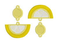 DBB Citrus FSL Fringe Earrings - In the Hoop Freestanding Lace Earrings