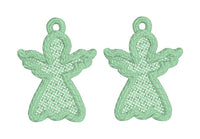 DBB Angel Heart FSL Earrings Earring Design - In the Hoop Embroidery Project
