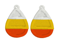 DBB Candy Corn FSL Earrings - In the Hoop Freestanding Lace Earrings