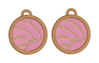 DBB Pan Dulce Concha FSL Earrings - In the Hoop Freestanding Lace Earrings