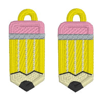 DBB Pencil FSL Earrings - In the Hoop Freestanding Lace Earrings