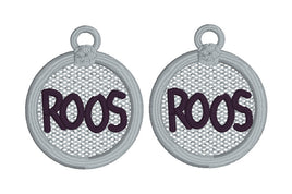 DBB ROOS FSL Earrings - In the Hoop Freestanding Lace Earrings