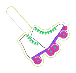 DBB Roller Skate Snap Tab In the Hoop Embroidery Project
