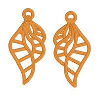 DBB Shell FSL Earrings - In the Hoop Freestanding Lace Earrings