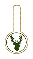 DBB Stag Snap Tab In the Hoop Embroidery Design