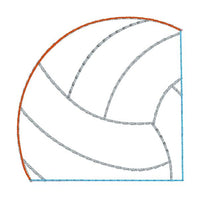 DBB Volleyball Corner Bookmark Design