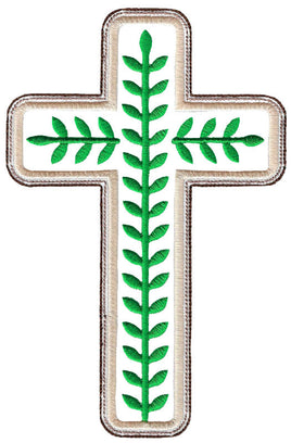 BCD Leaves Decorative Cross