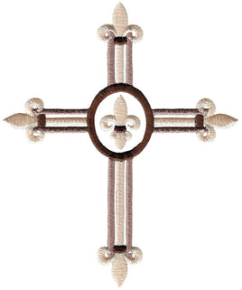 BCD Fleur De Lis Decorative Cross