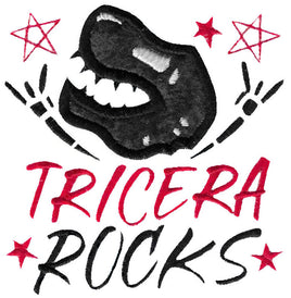 BCD Tricera Rocks Dinosaur Applique