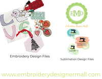 EDM Embroidery Project And Sublimation Design Set from Embroidery Designer Mall Applique Getaway 2020