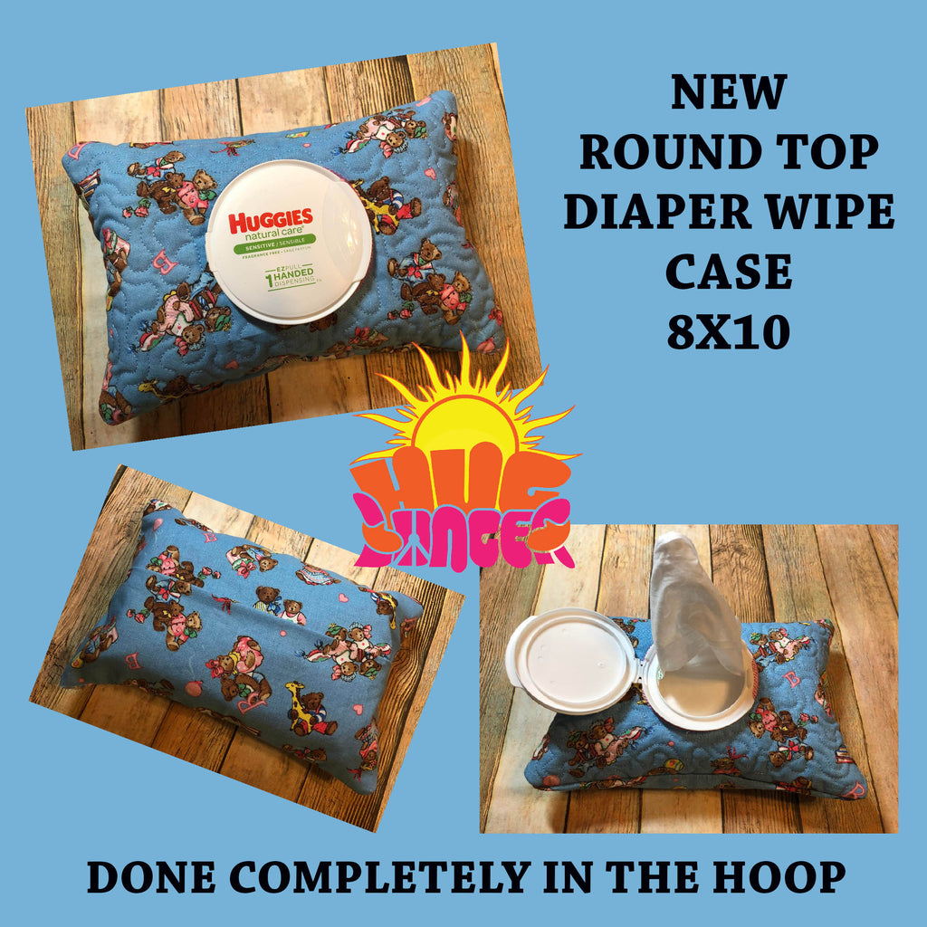 HL ITH Diaper Wipe Case Round Top hl6152
