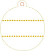 DBB BLANK Applique Ornament for 4x4 hoops
