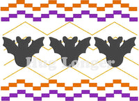 Faux Smocked Bats HL5685 embroidery files