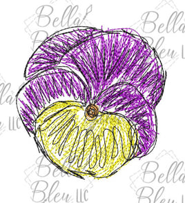 BBE Flower 2 Scribble Sketch
