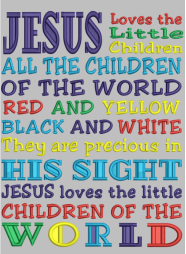 AGD 2076 Jesus Loves Children