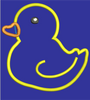AGD 2078 Baby Duck Applique