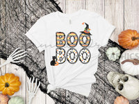 DADG Halloween Boo Letters design - Sublimation PNG