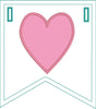 DBB Love Applique Banner In the Hoop Project for 5x7 Hoops