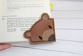 DBB Bear Corner Bookmark Design