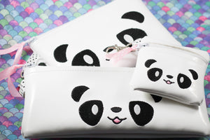 DBB Panda Set Side Zip Zipper Bags 4x4, 5x7, 4x9