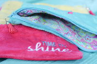 DBB Time to Shine Fully Lined Zipper Bag for Minky Fabrics