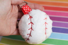 DBB Baseball Fluffy Puff - In the Hoop Embroidery Project