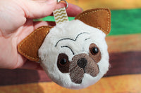 DBB Pug Fluffy Puff - In the Hoop Embroidery Design