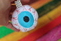 DBB Creepy Eye Ball Fluffy Puff Design Set- In the Hoop Embroidery Design