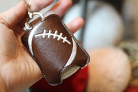 DBB Football Sanitizer Holder Snap Tab Version In the Hoop Embroidery Project 1 oz BBW for 5x7 hoops