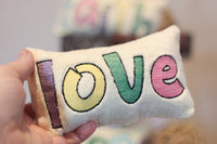 DBB Mini Pillows - Faith Hope Love - Tiered Tray Pillow Decor - In the Hoop Mini Pillow Set