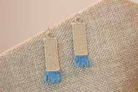 DBB Driven Freestanding Lace Fringe Earrings embroidery design  FSL