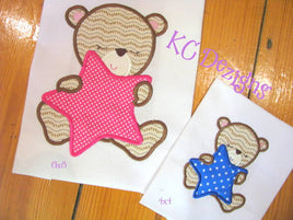 KCD Baby Girl Bear With Star