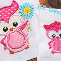 KCD Spring Owl with flower