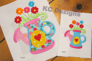 KCD Spring Garden Can with Flowers