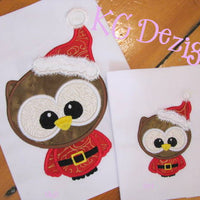 KCD Christmas Santa Owl