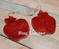 HL ITH Big Apple earrings 2103 embroidery file