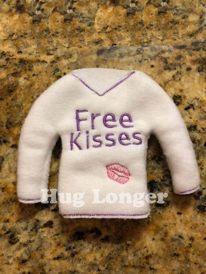 HL ITH Elf Sized Free Kisses Sweater HL2107 embroidery files