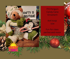 HL ITH Penguin Candy Cane Holder HL6358