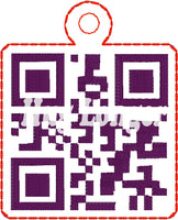 HL ITH QR code Be My Valentine Fob HL5761 embroidery file