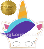 HL ITH Child and Doll Unicorn Mask HL2389 embroidery files